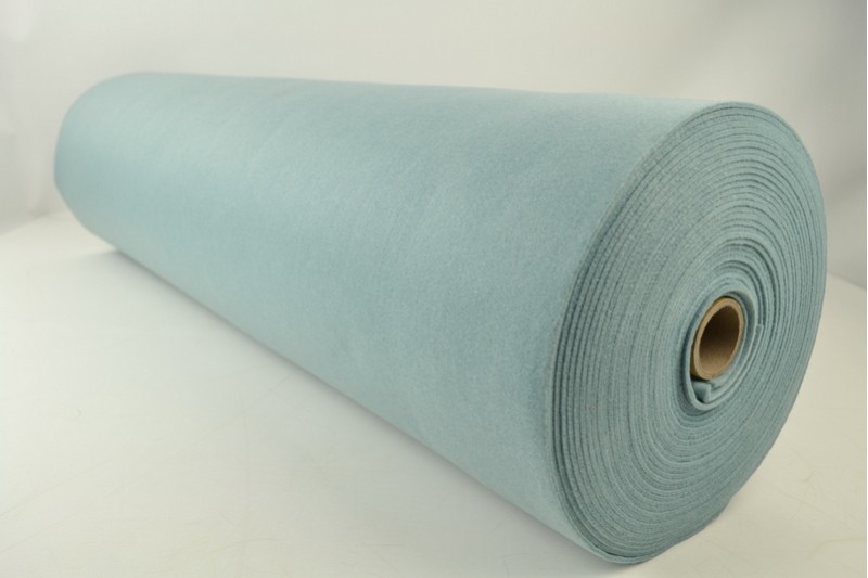 Vilt 3 mm oud groen, rolweergave