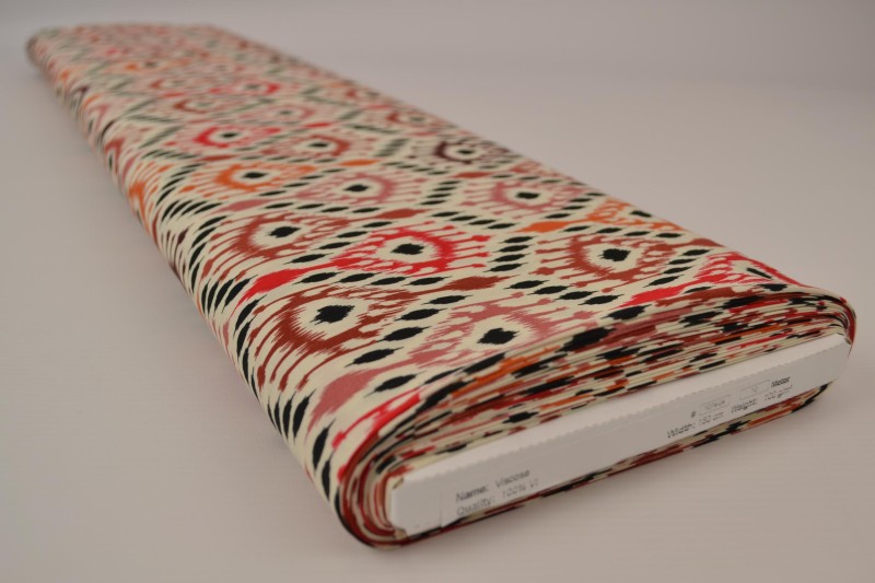 Viscose print 1074-04, rol