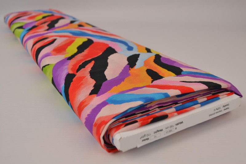 Viscose print 2097-01, rolweergave