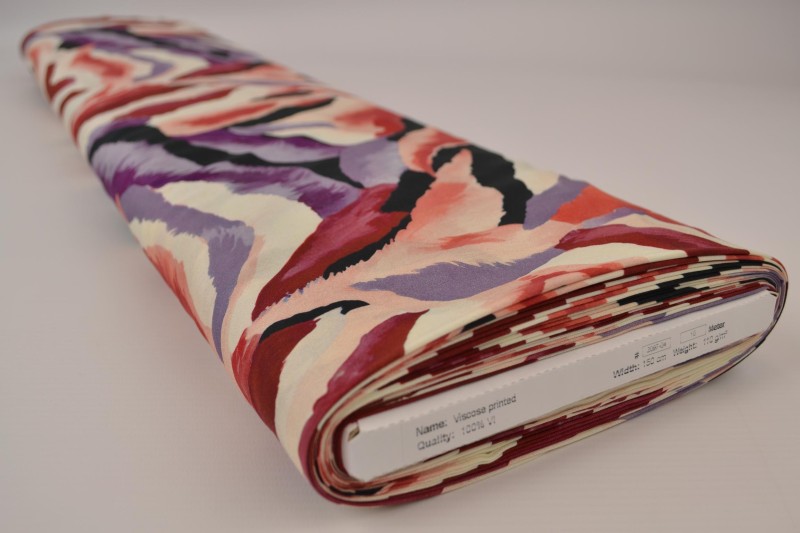 Viscose print 2097-04, rol