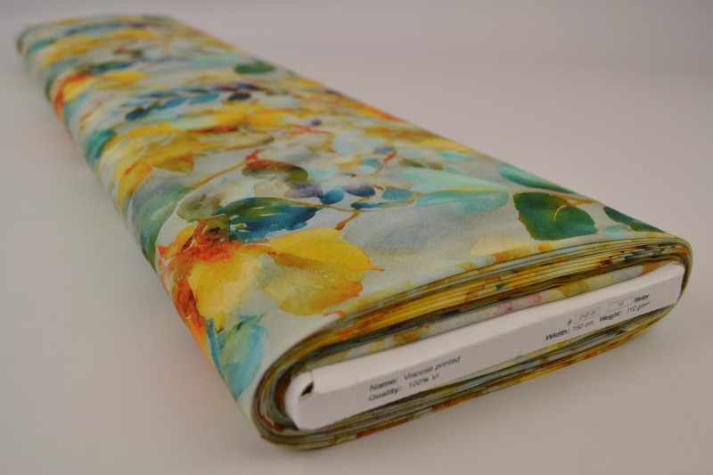 Viscose print 2107-01, rolweergave
