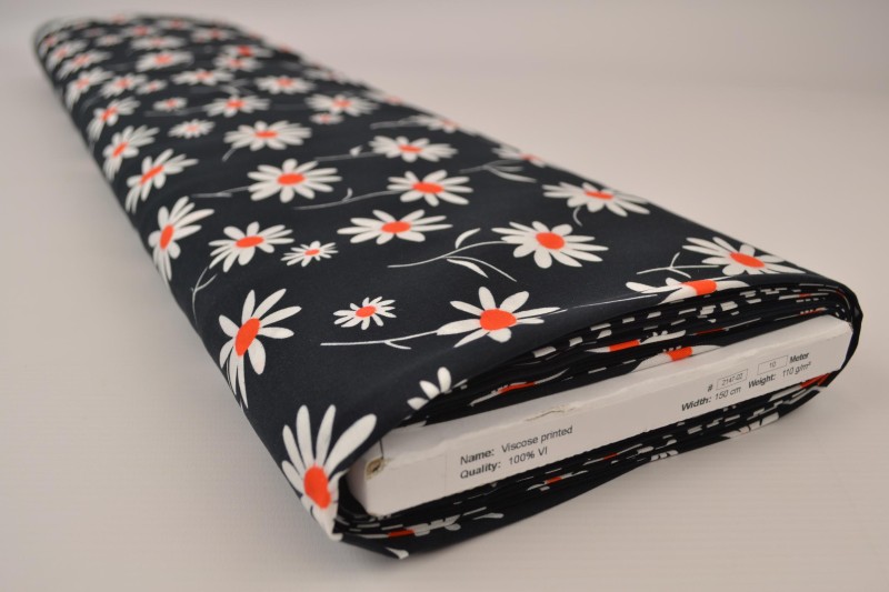 Viscose print 2147-02, rolweergave