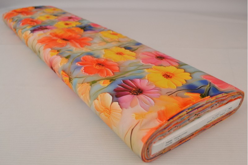 Viscose print digitaal 0325-01, rol