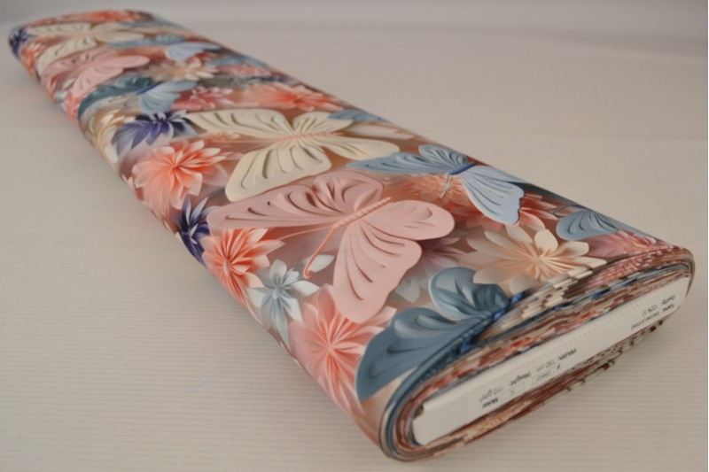 Viscose print digitaal 0345-01, rol