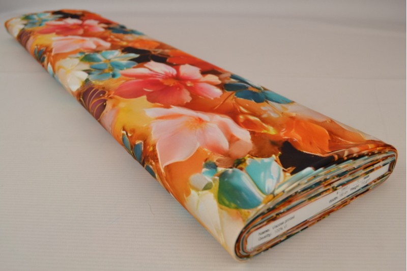 Viscose print digitaal 0348-01, rolweergave