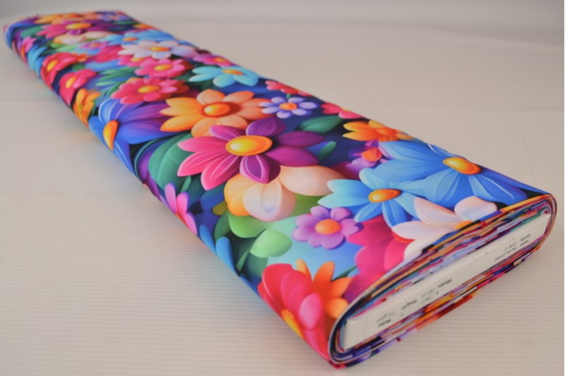 Viscose print digitaal 0392-01, rol