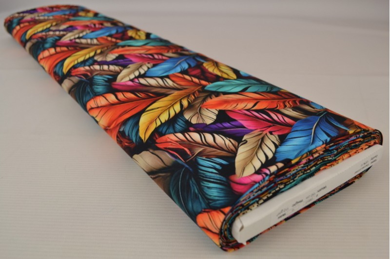 Viscose print digitaal 0395-01, rol