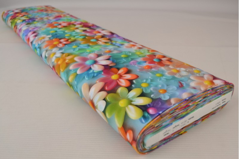 Viscose print digitaal 0425-01, rol
