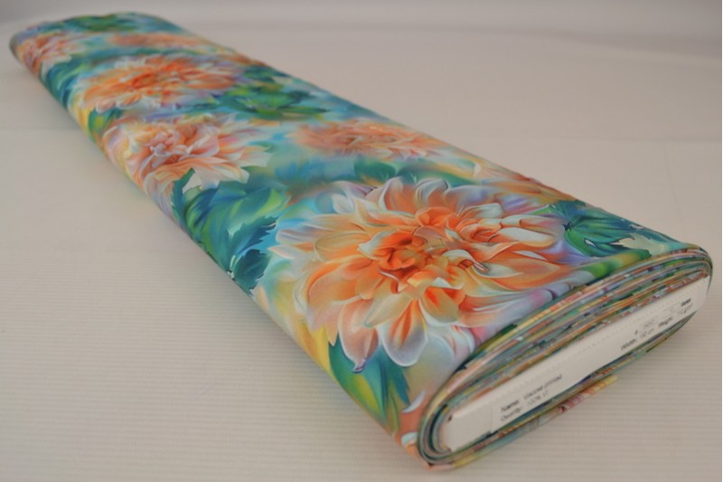 Viscose print digitaal 0433-01, rolweergave