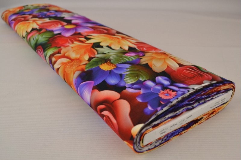 Viscose print digitaal 0438-01, rol