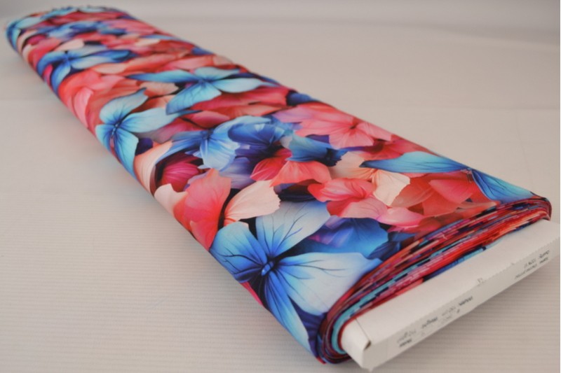 Viscose print digitaal 0442-01, rol
