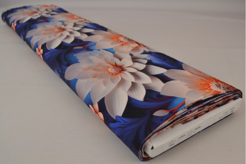 Viscose print digitaal 0446-01, rolweergave