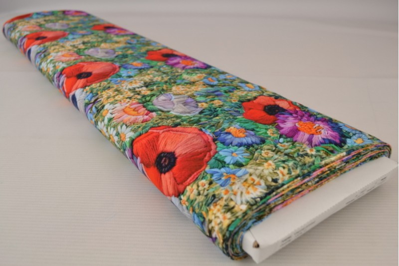 Viscose print digitaal 0460-01, rol
