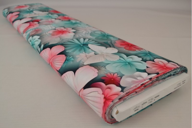 Viscose print digitaal 0464-01, rol