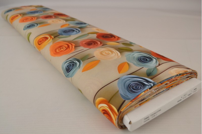 Viscose print digitaal 0480-01, rol