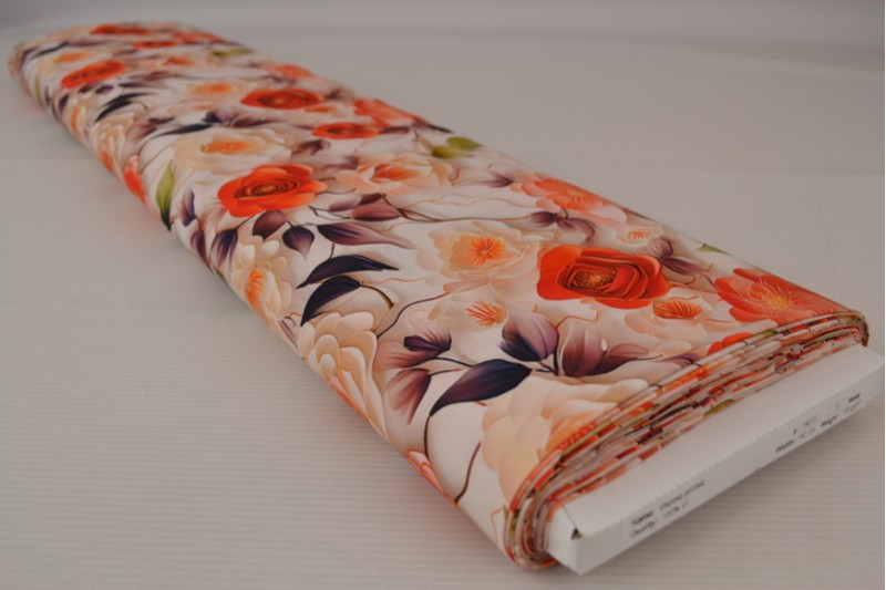Viscose print digitaal 0497-01, rol