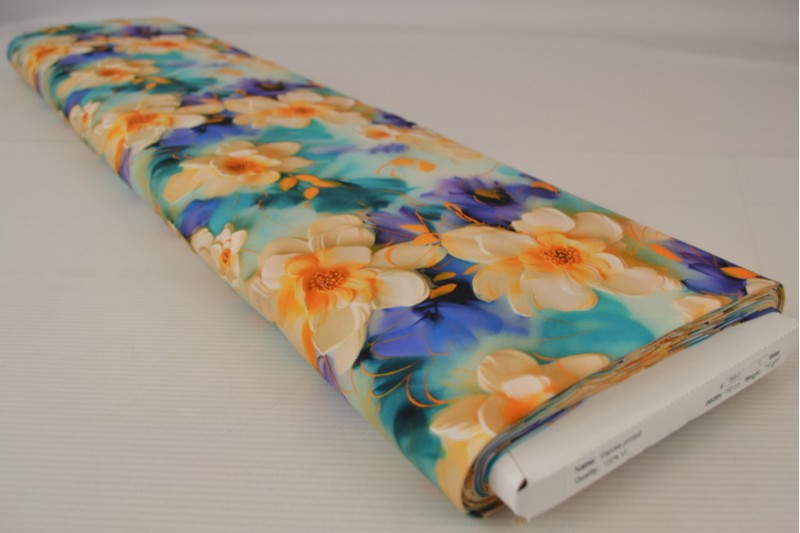Viscose print digitaal 0500-01, rol
