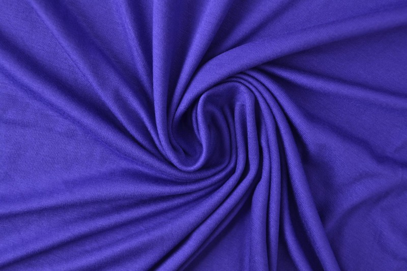 Viscose tricot donkerblauw