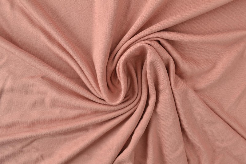 Viscose tricot oud roze