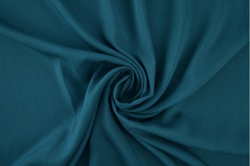 Viscose donker petrol