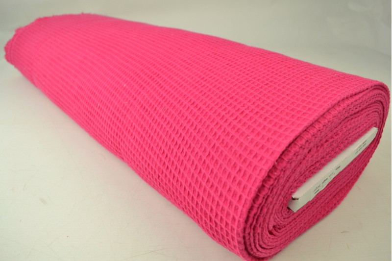 Wafelstof fuchsia, rol