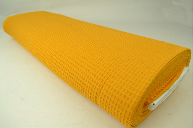 Wafelstof okergeel, rol