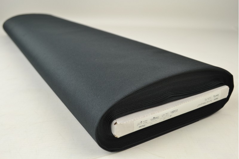 Waterdichte canvas zwart, rol