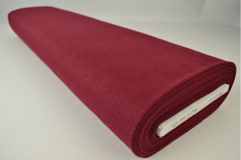 Wol 380 g/m² bordeaux, rol