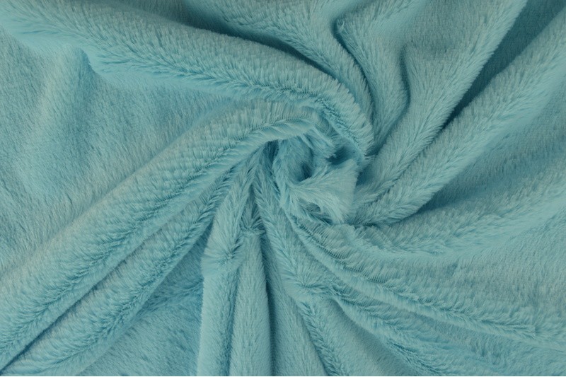 Zachte bont aqua blauw