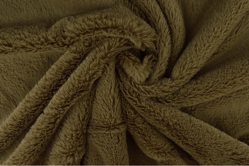 Zachte bont taupe